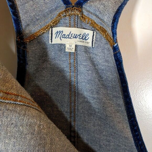 Madewell Skinny Overalls in Judd Wash Size Medium Style E4879 - Picture 5 of 10